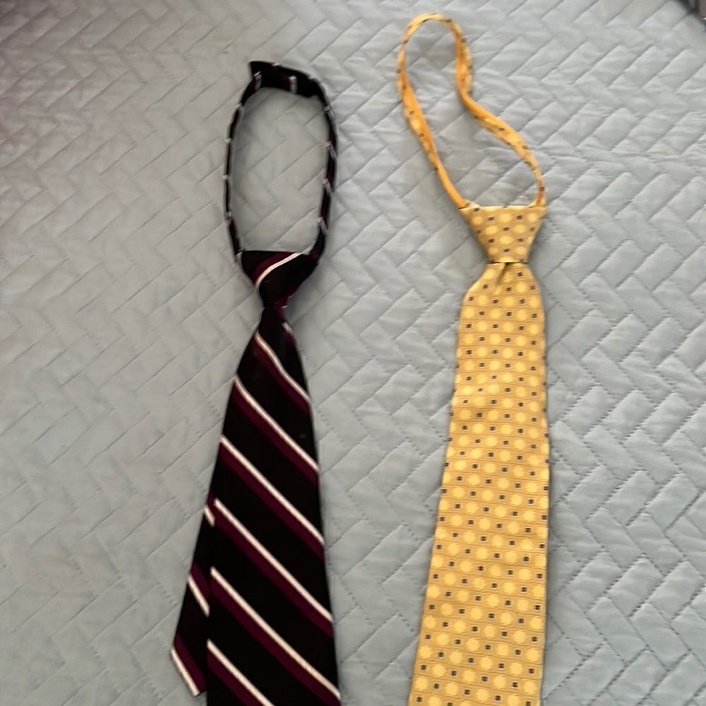 Boys neck ties adjustable 